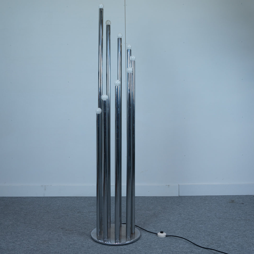 Reggiani Organ Pipe vloerlamp chroom