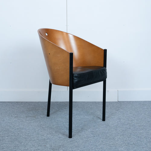 Costes eetkamerstoelen van Philippe Starck voor Driade - beukenhout