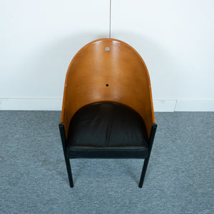 Costes eetkamerstoelen van Philippe Starck voor Driade - beukenhout