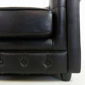 Vintage Chesterfield bank zwart