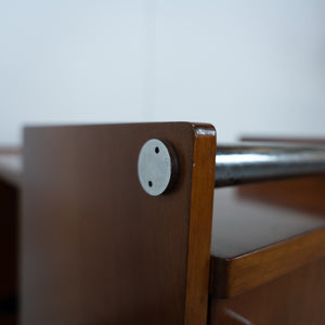 Midcentury wooden trolly