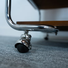 Afbeelding in Gallery-weergave laden, Midcentury wooden trolly