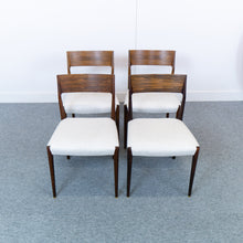 Afbeelding in Gallery-weergave laden, Set van 4 rosewood eetkamerstoelen voor Fristho