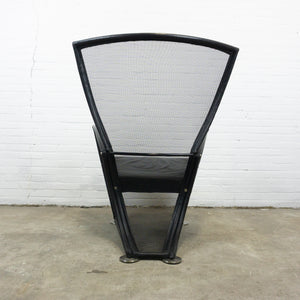 Italiaanse vintage Leren Lounge Chair van Paolo Nava, Arflex