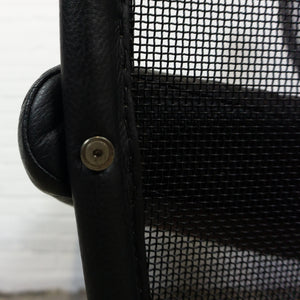 Italiaanse vintage Leren Lounge Chair van Paolo Nava, Arflex